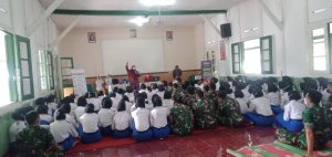 Kegiatan Promosi Mahasiswa Baru di SMK Kesdam Magelang 2021