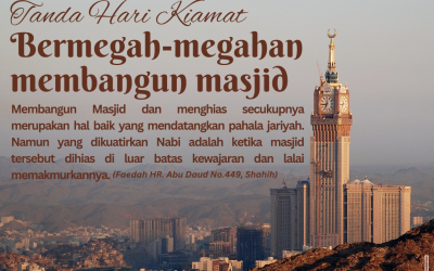 Tanda Hari Kiamat (17):  Masjid mewah tapi sepi jama’ah