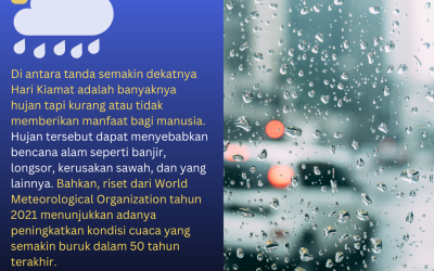 Tanda Hari Kiamat (22): Banyak hujan yang merugikan