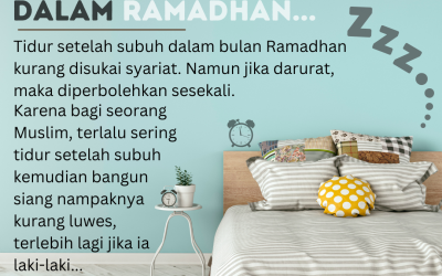 Tidur setelah subuh saat Ramadhan