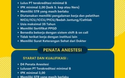 Lowongan Pekerjaan Perawat di RSA UGM: Batas Waktu Lamaran Diterima 16 Juli 2025