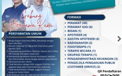 Lowongan Pekerjaan Nakes di Rumah Sakit Nasional Diponegoro: Batas Waktu Lamaran Diterima 30 Agustus 2025