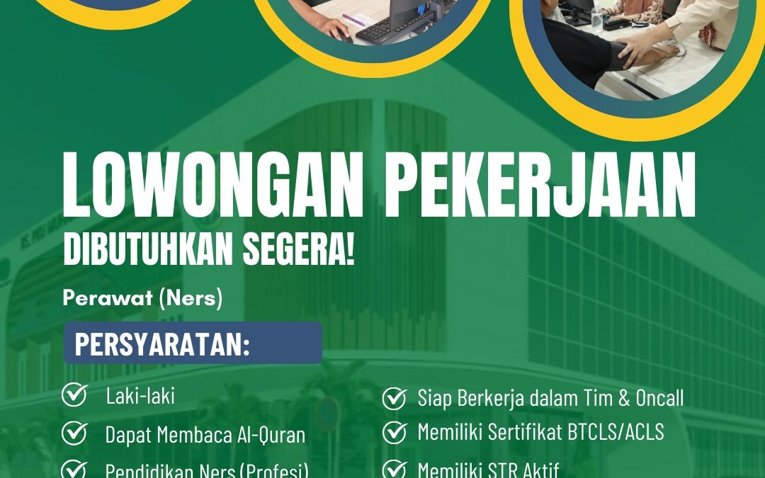 Lowongan Pekerjaan Perawat di RS PKU Muhammadiyah Grabag: Batas Waktu Lamaran Diterima 15 September 2025