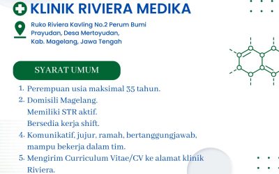 Lowongan Pekerjaan Apoteker dan Tenaga Teknis Kefarmasian di Klinik Riviera Medika Magelang