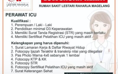 Lowongan Pekerjaan Perawat di RS Lestari Raharja Magelang: Batas Lamaran diterima Maksimal 3 November 2025