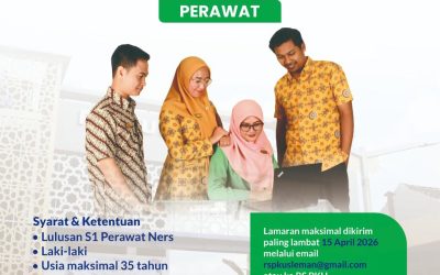 Lowongan Pekerjaan Perawat di RS PKU Muhammadiyah Sleman: Batas Lamaran Diterima Tanggal 15 April 2026