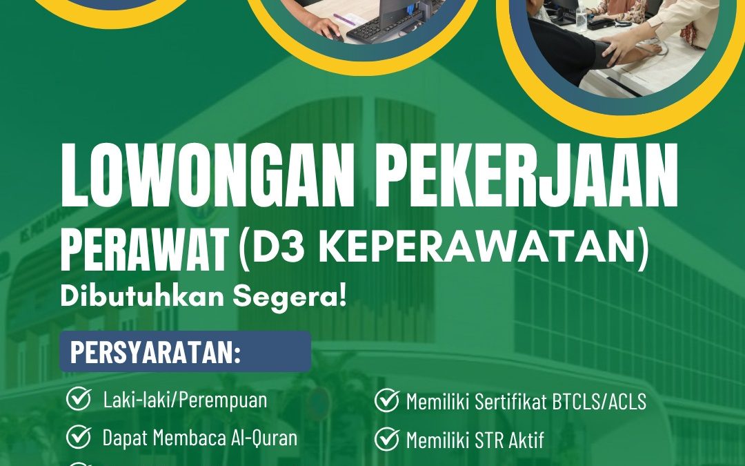 Lowongan Pekerjaan Perawat di RS PKU Muhammadiyah Grabag: Batas Lamaran Diterima 9 Oktober 2026