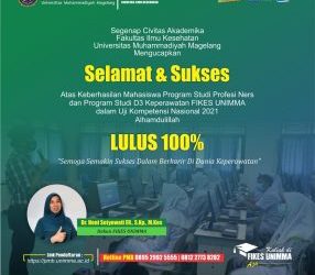 100 % Kompeten: Mahasiswa Program Studi DIII Keperawatan dan Ners