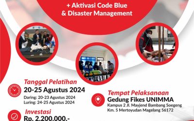 [Segera DAFTAR] 20-25 Agustus 2024 Pelatihan BTCLS di FIKES UNIMMA