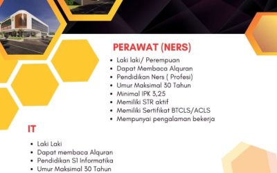 Lowongan Pekerjaan Perawat dan IT PKU Muhammadiyah Grabag Bulan November 2024