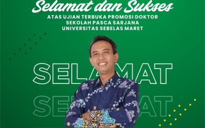 Selamat Kepada Dr. Ns. Sigit Priyanto, M.Kep atas Promosi Sidang Terbuka Promosi Doktor UNS