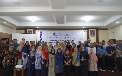 Prodi Farmasi (D3, S1, PSPPA) Tingkatkan Kompetensi Laboran Lewat Workshop Kalibrasi, Maintenance, Balance dan Instrumen Laboratorium