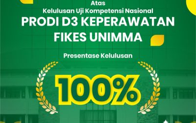 Mahasiswa Program Studi Keperawatan (D3) Fikes Dinyatakan 100% Kompeten