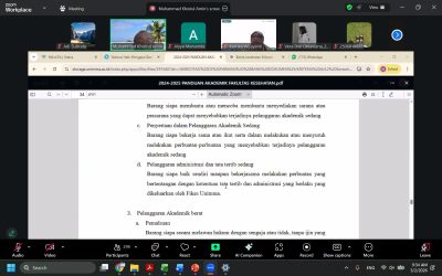 Fikes Adakan Sosialisasi Visi Misi, K3 dan Peraturan Mahasiswa Sebelum Memulai Perkuliahan Semester Genap 2025/2026