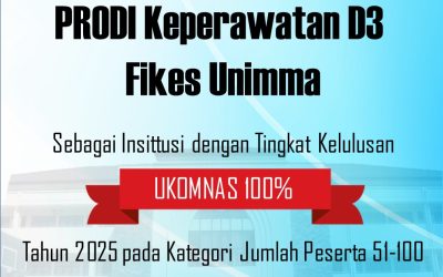 Prodi Keperawatan (D3) Memperoleh Penghargaan Sebagai Prodi Dengan Tingkat Kelulusan UKOM Nasional 100%