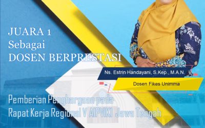 Ns. Estrin Handayani, MAN: Meraih Penghargaan Sebagai Dosen Berprestasi Versi AIPVIKI Regional V Jawa Tengah Tahun 2026
